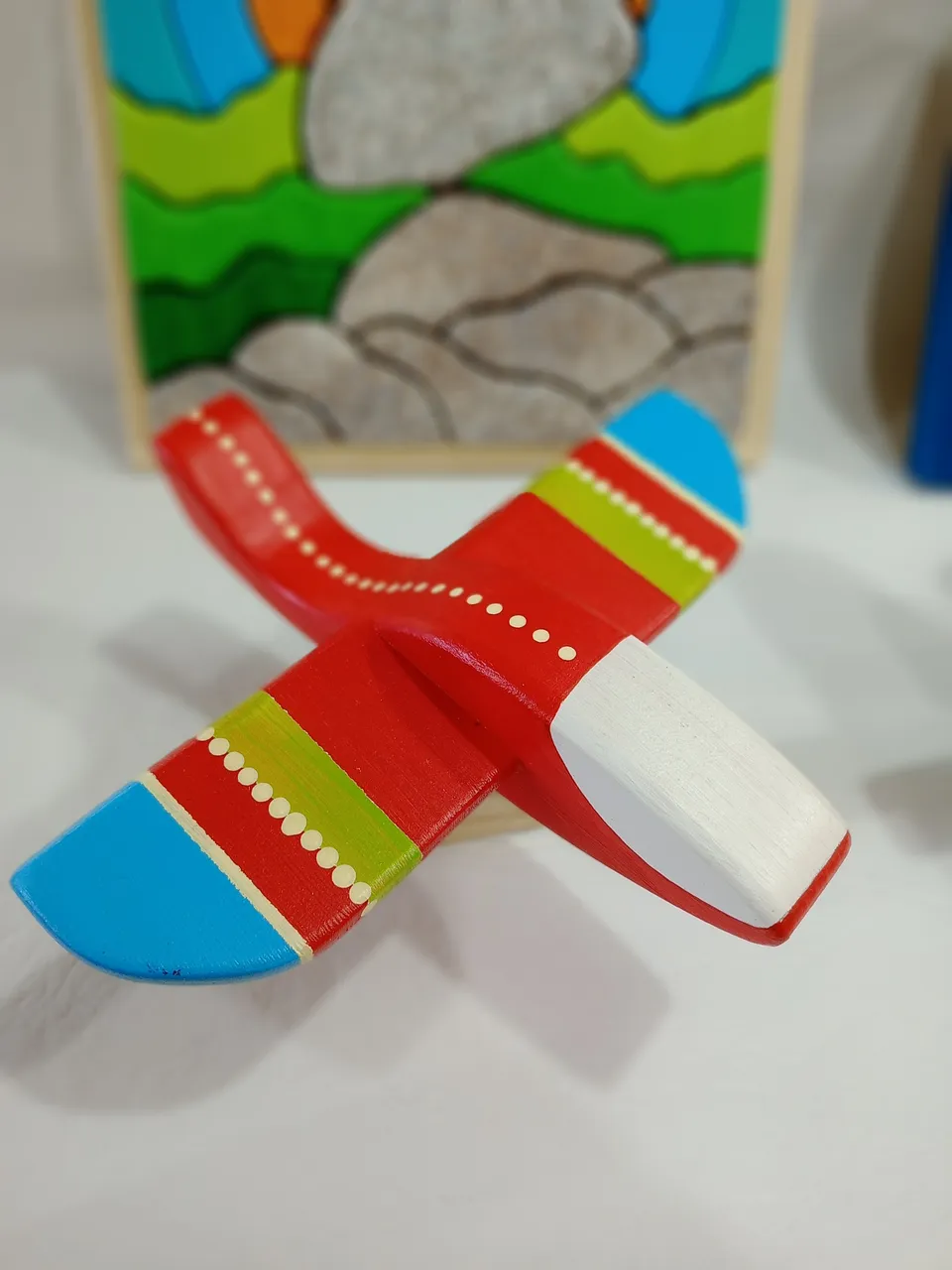 Avión de madera