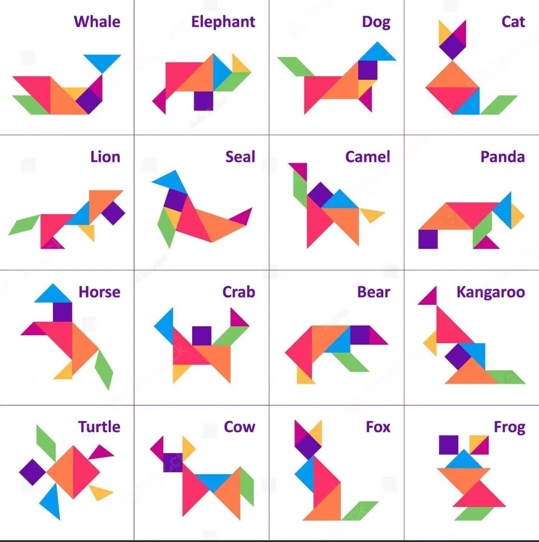 Tangram 7 piezas